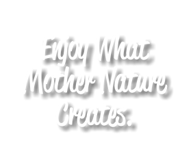  Enjoy What Mother Nature Creates.